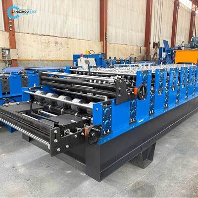 Máquina de moldagem de rolos de telhado de folhas onduladas de trapézio dupla camada IBR Folha 840&836