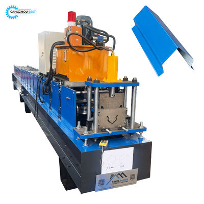 Customized Steel Profile PLC Control Auto Corner Edge Roll Forming Machine