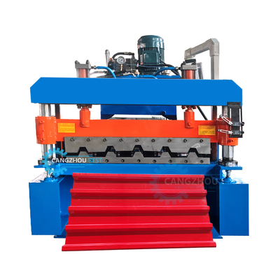 Máquina de fabricação de telhados padrão sul-africano para telhados de metal