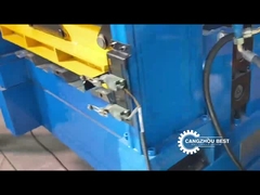 Rolo do painel da folha de Peru Popular Steel Decking Floor que forma a máquina com logotipo da imprensa