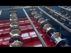 Máquina de moldagem de rolos de folhas de telhado compacto com 8-15 m/min de velocidade de moldagem e corte hidráulico