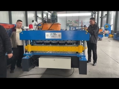 México Sistema de controlo PLC de camada única Máquina de moldagem de rolos de folhas de telhado